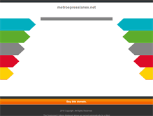 Tablet Screenshot of metroepresslanes.net